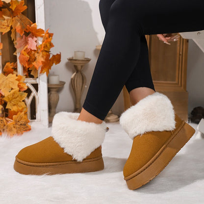 Bottes d'hiver en peluche