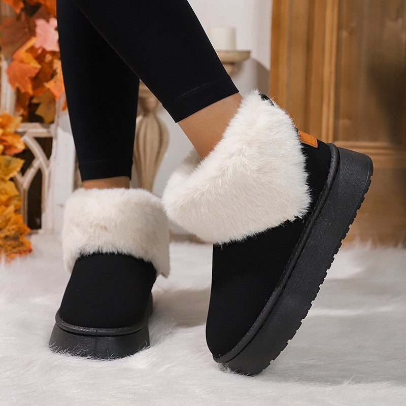 Bottes d'hiver en peluche