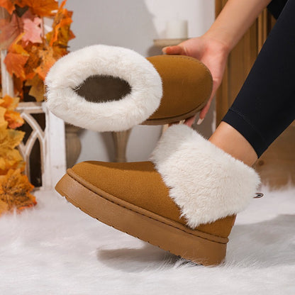 Bottes d'hiver en peluche