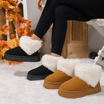 Bottes d'hiver en peluche